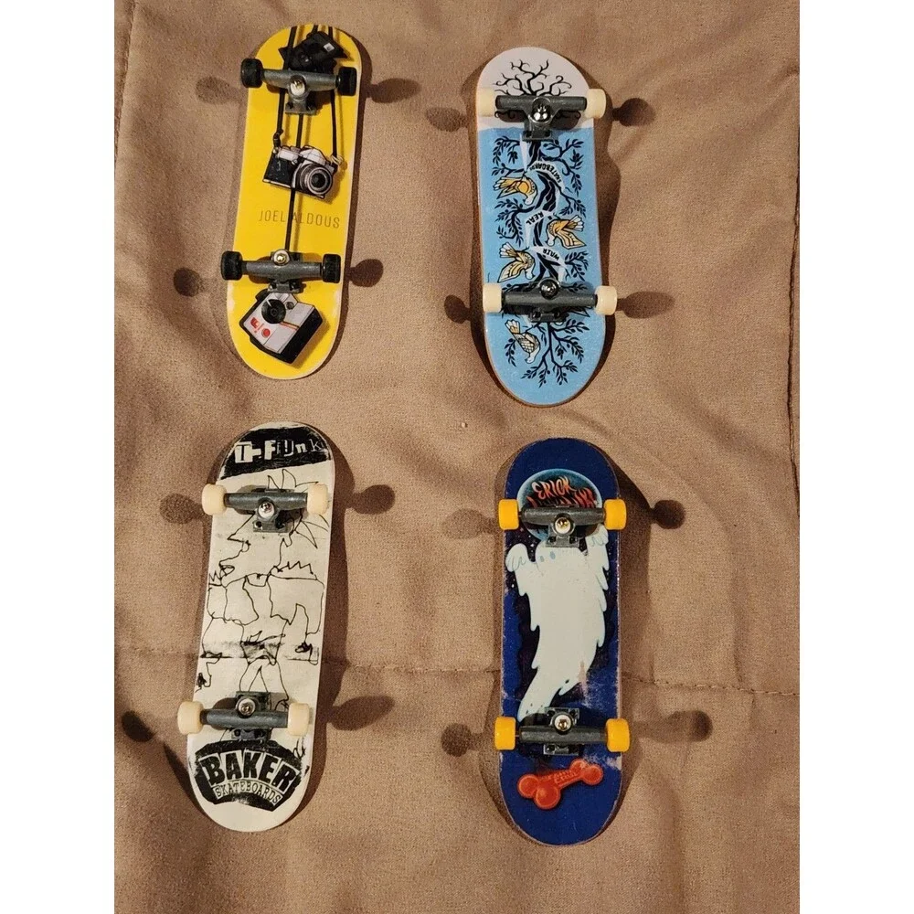 Tech Deck Fingerboard Lot of 13 - Baker, Toy Machine, Santa Cruz, Creature